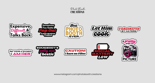 25 Random Photo Booth Props | Digital Download